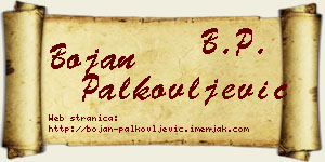 Bojan Palkovljević vizit kartica